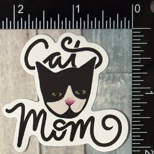 🌀10/$10🌀 Cute Black Cat Reusable Waterproof Vinyl Sticker Decal